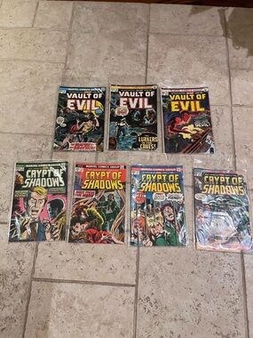Crypt of Shadows Vault of Evil  Comic Books lot vintage rare collectible